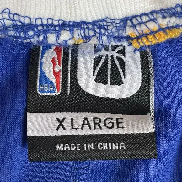 NBA Steph Curry Golden State Warriors Basketball Shorts Men's XL Blue Sportwear - Picture 5 of 15